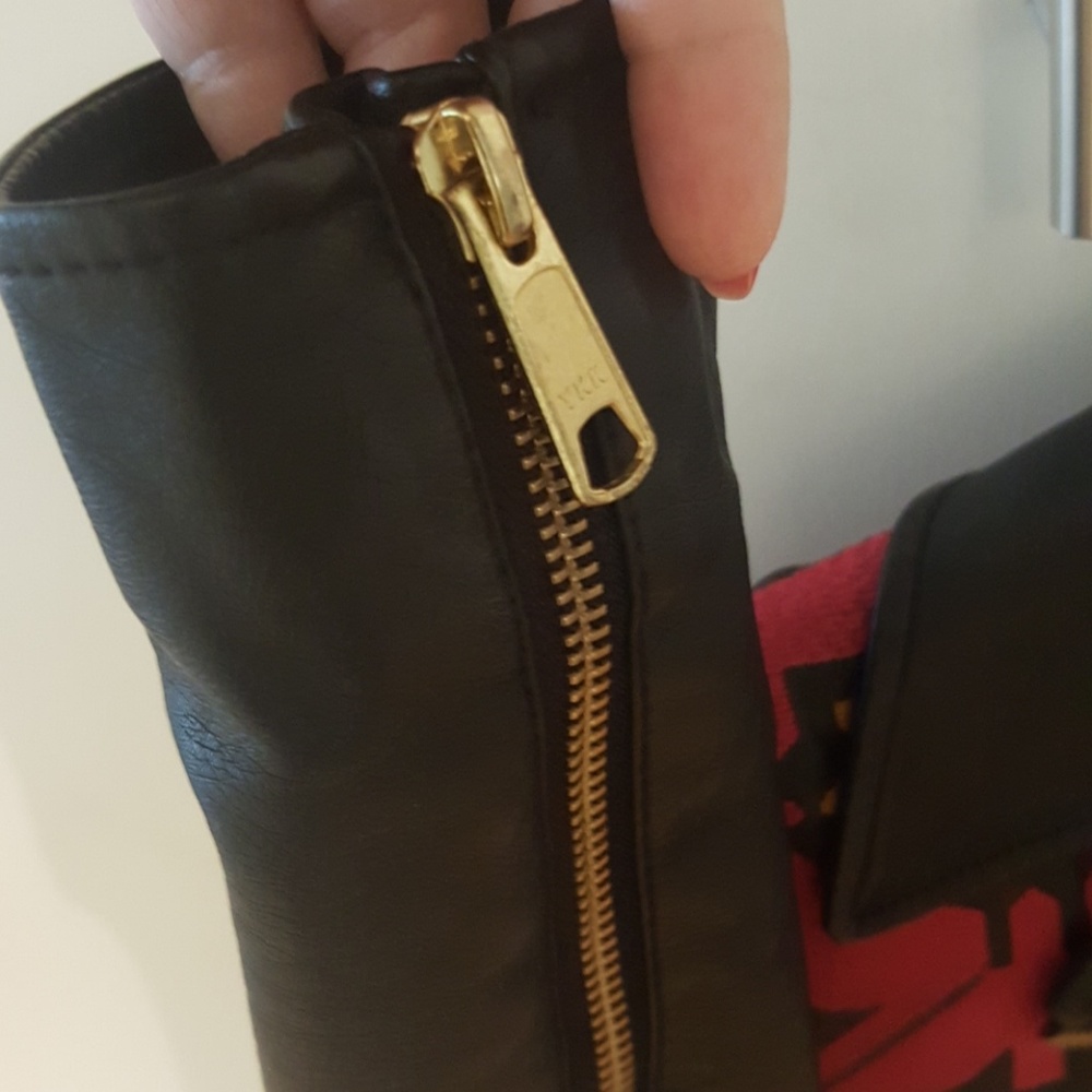 Free People Motorcycle Jacket XS - Vegan Leather - Picture 6 of 8